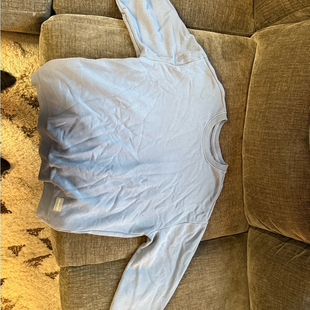 Hollister Light Blue Crewneck Sweatshirt